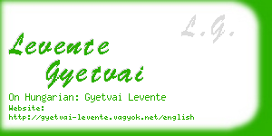 levente gyetvai business card